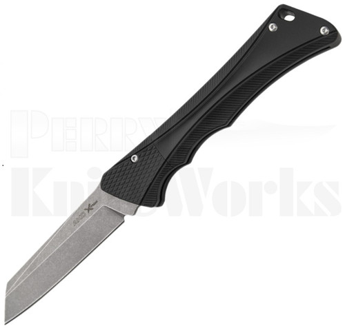 AKC X-treme Smarty Automatic Knife Black l Stonewash Blade l For Sale