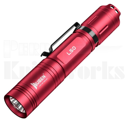 Wuben L50 Limited Edition Flashlight Red l 1200 Lumens l For Sale