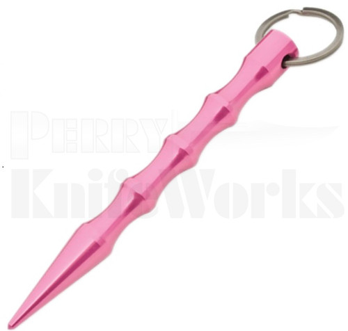 Delta Force Pink Aluminum Kubaton Key Ring l For Sale