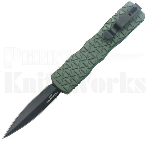 Firecracker Mini Dagger OTF Automatic Knife Green Diamond