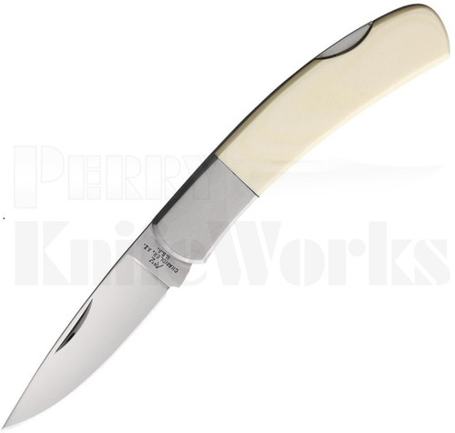 Katz Knives Gentlemans Lockback Knife White Micarta l For Sale