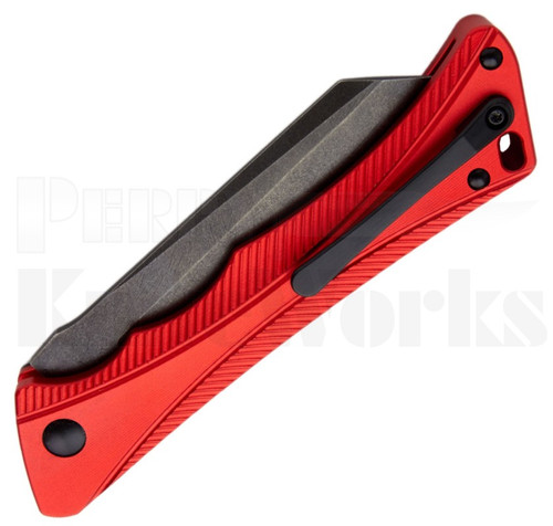 AKC X-treme Smarty Automatic Knife Red/Black l Blackwash