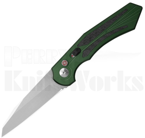 Diablo Automatic Knife Green Aluminum l For Sale