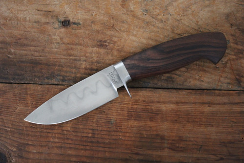 Tony Mont Custom Fixed Blade Hunter Knife Rosewood