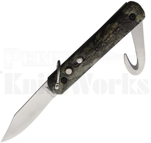 Colonial Automatic Knife Green Mossy Oak Camo 723 l For Sale