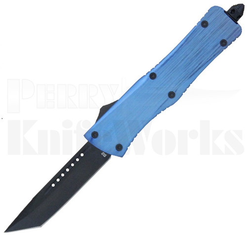 Delta Force Elite Model-A Tanto Automatic Knife Blue l 3.7" Blade l For Sale