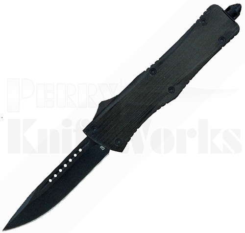 Delta Force Elite Model-A Automatic Knife Black l 3.75" Blade l For Sale