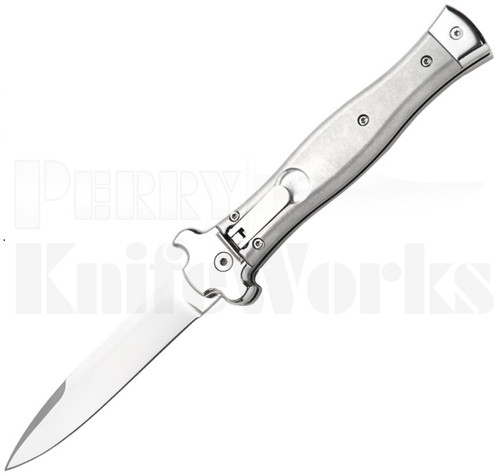 AGA Campolin Zero Bayonet Leverlock Automatic Knife Gray l For Sale