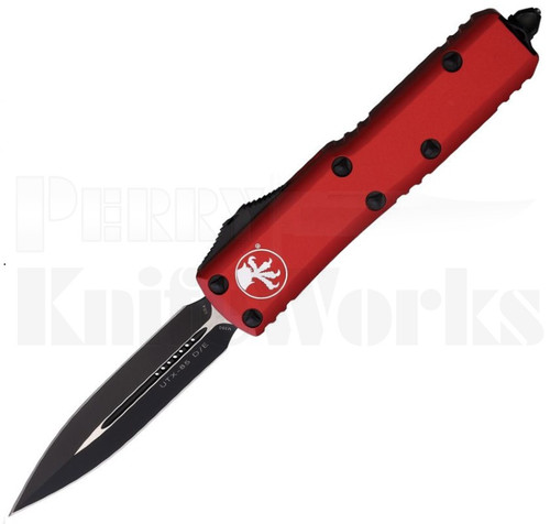 Microtech UTX-85 D/E OTF Automatic Knife Red 232-1RD l For Sale