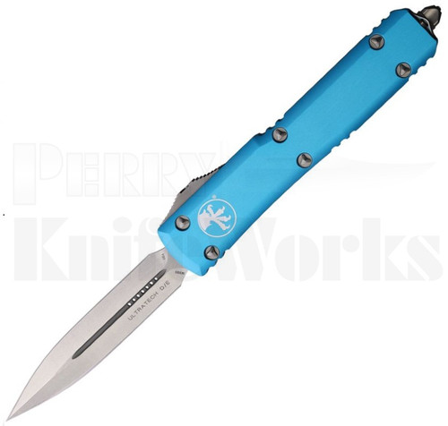 Microtech Ultratech D/E OTF Automatic Knife Turquoise 122-10TQ l For Sale
