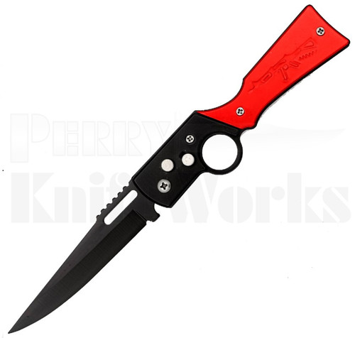 Milano AK-47 Automatic Knife Red/Black l For Sale