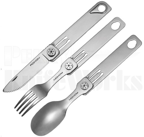 ROXON C1 Camping Cutlery Set Stainless Steel l For Sale