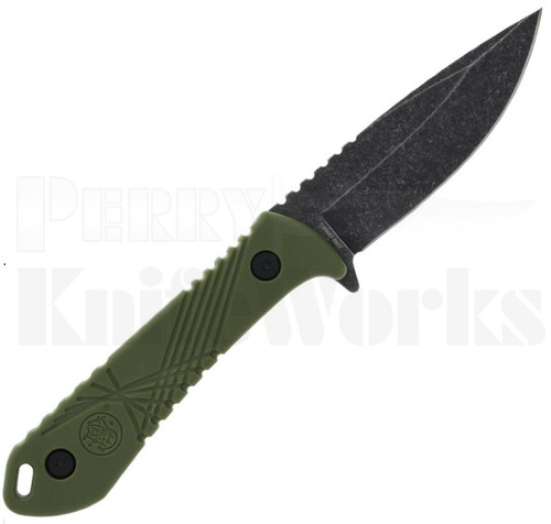 Smith & Wesson HRT Fixed Blade Knife OD-Green l For sale