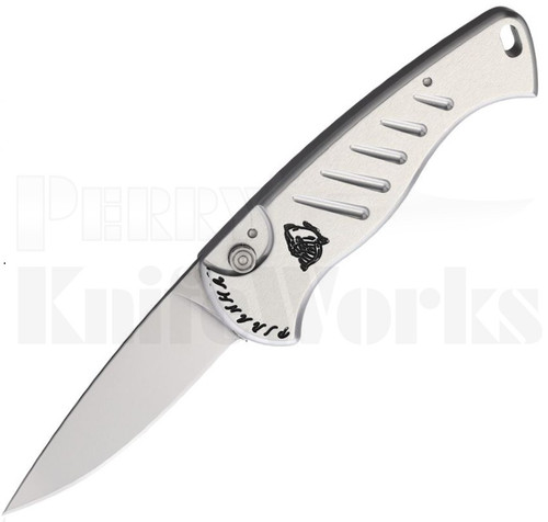 Piranha Fingerling Automatic Knife Silver P-2S l For Sale