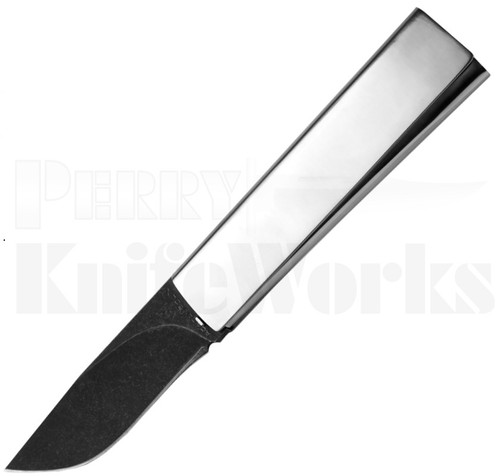 AGA Campolin Dragonfly Gravity Knife Silver Steel l Blackwash l For Sale