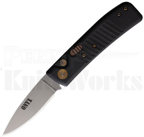 Knives of Alaska Onyx Automatic Knife Black G-10 l Bead Blast l For Sale