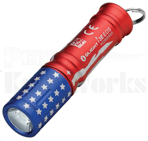 Olight I3E EOS Keychain Flashlight Stars & Stripes