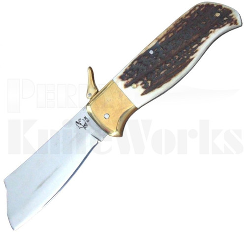 Igor Rodini 9" Fulcrum Release Automatic Knife Stag