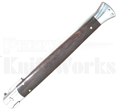 Orang Zaib 11" Ebony Wood Stiletto Automatic Knife l 440C Dagger