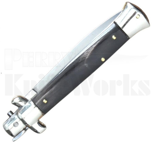 Frank B. 9" Dark Horn Stiletto Dagger Automatic Knife Picklock