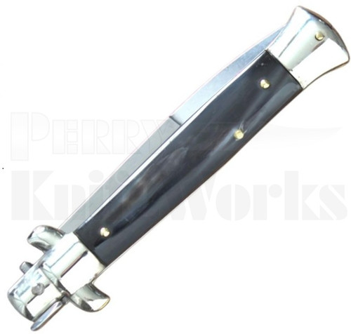 Frank B. 9" Brazilian Horn Stiletto Bayonet Automatic Knife Picklock