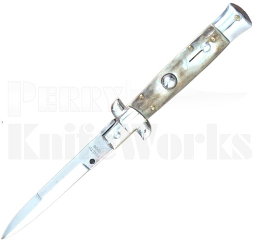 Rialto 7" Deer Stag Stiletto Automatic Knife l Bayonet Blade l For Sale