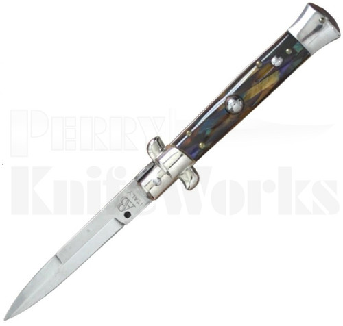 Armando Beltrame 7.75" Confetti Stiletto Bayonet Automatic Knife l For Sale
