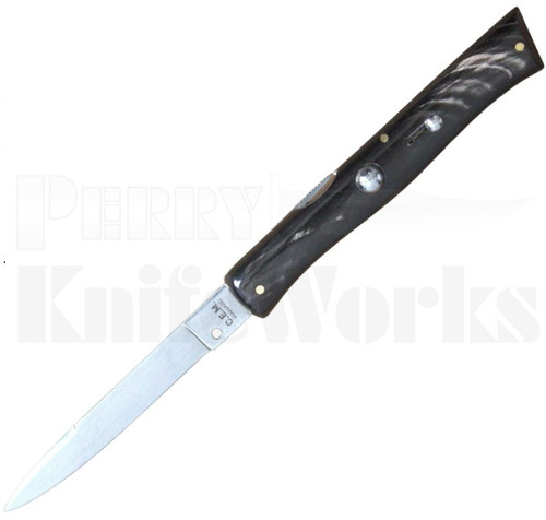 CEM Cutlery 8" Brazilian Horn Stiletto Automatic Knife l For Sale