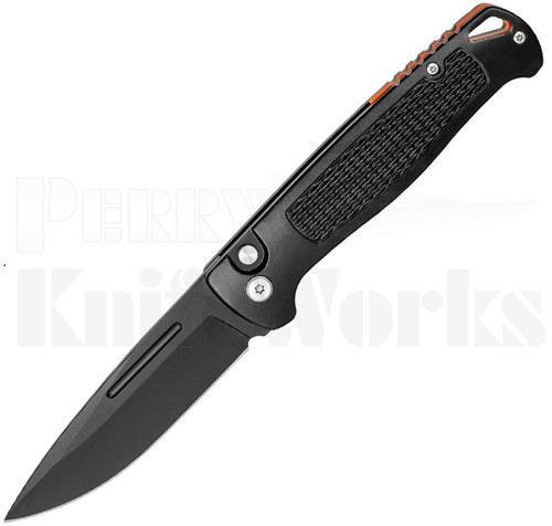 Delta Force Automatic Knife Black Handle l Black 440 Blade l For Sale