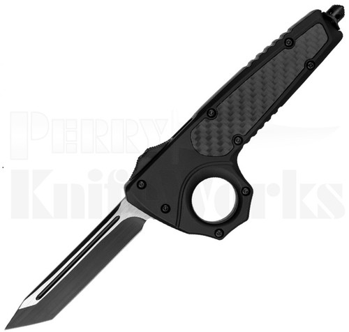 Delta Force Phantom Grip Automatic D/A OTF Knife C/F Tanto l For Sale