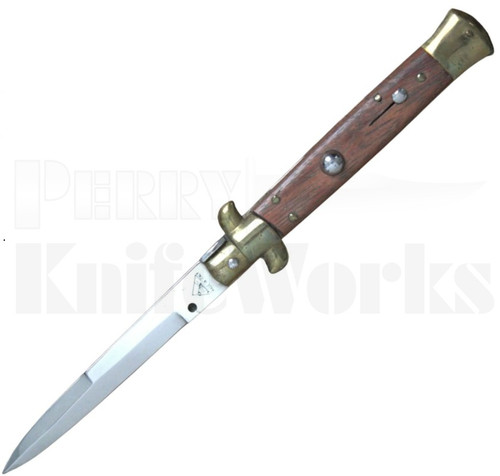 AKC Italy 8.75" Cocobolo Stiletto Automatic Knife l Bayonet l For Sale