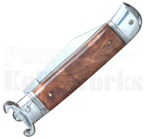 G.O.M 8" Shell Puller Lever Lock Briarwood Automatic Knife