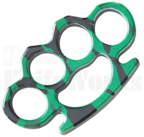 Devils Fist Heavy Duty Brass Knuckle Paper Weight l Camo Finish l For Sale