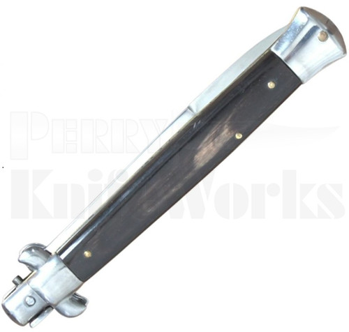 Rostfrei 10.75" Buffalo Horn Stiletto Siciliano Automatic Knife