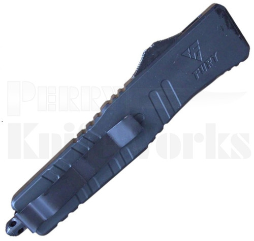 Fury D/A OTF Automatic Knife Black l 3.50" Two-Tone Blade