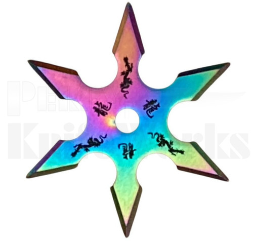 Tiger USA 6-Point Throwing Star 4" Spectrum l For Sale