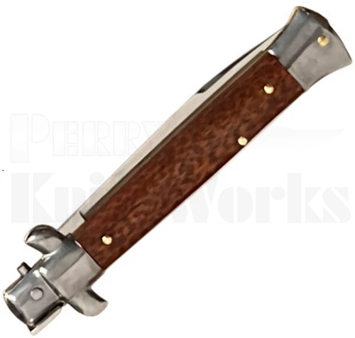 Frank B. 9" Snakewood Stiletto Swedge Automatic Knife