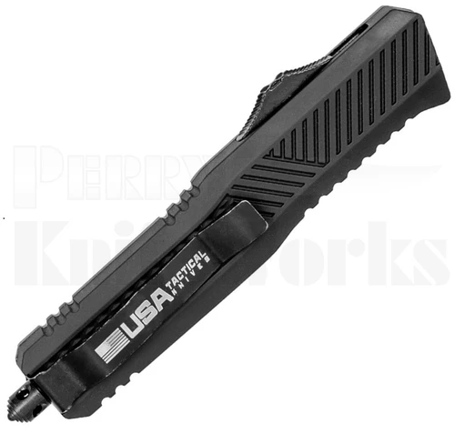 Delta Force Streamline Automatic OTF Knife Black l Black Dagger