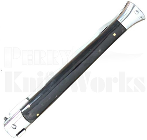Orang Zaib 11" Buffalo Horn Stiletto Automatic Knife l 440C Kris