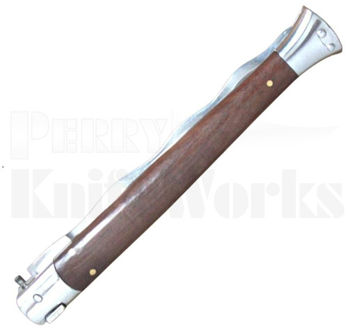 Orang Zaib 11" Rosewood Stiletto Automatic Knife l 440C Kris