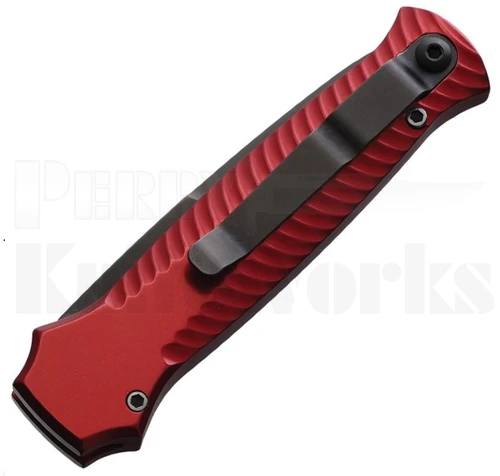 Piranha MiniGuard Automatic Knife Red P-7RT