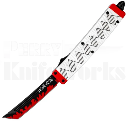 Katana D/A OTF Automatic Knife Black/White l For Sale
