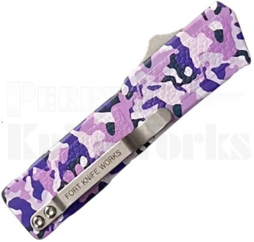 Lightning Pink Camo D/A OTF Automatic Knife l Two-Tone