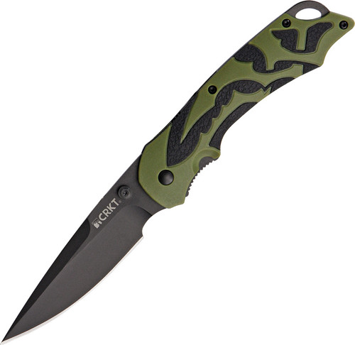CRKT Moxie Green/Black Linerlock Knife