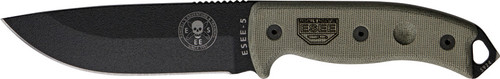 ESEE Model 5 Black Fixed Blade Knife