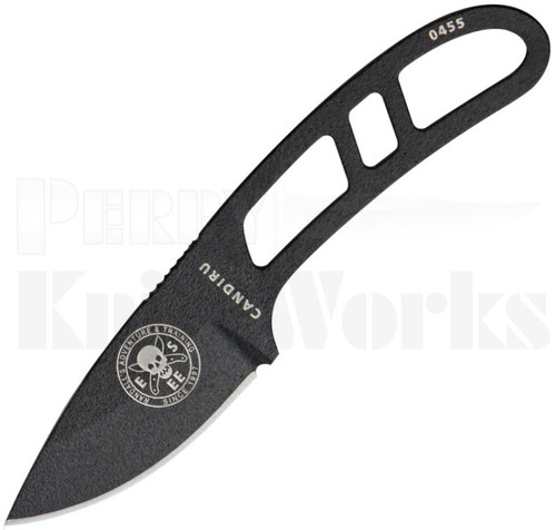 ESEE Candiru Black Fixed Blade Knife w/Kit l For Sale