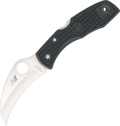 Spyderco Tasman Salt Black Lockback Knife