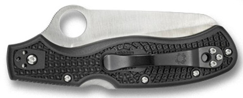 Spyderco Rescue 3 Black Serrated Lockback Knife - Closed