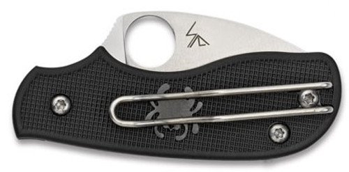 Spyderco Squeak Black Non-Locking Knife - Closed