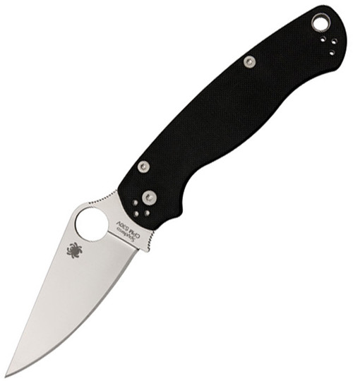 Spyderco Para-Military 2 Black G10 Knife 